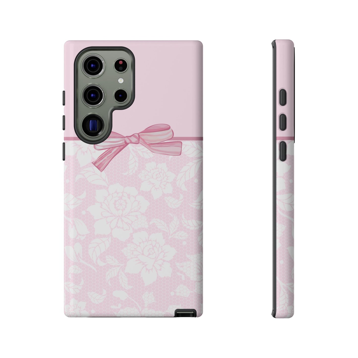 Floral Bow Pink Phone Case