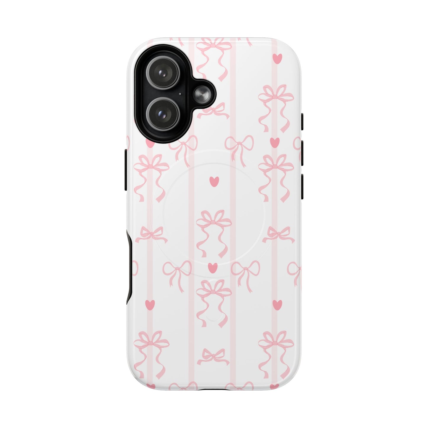 Pink Bow MagSafe iPhone Case