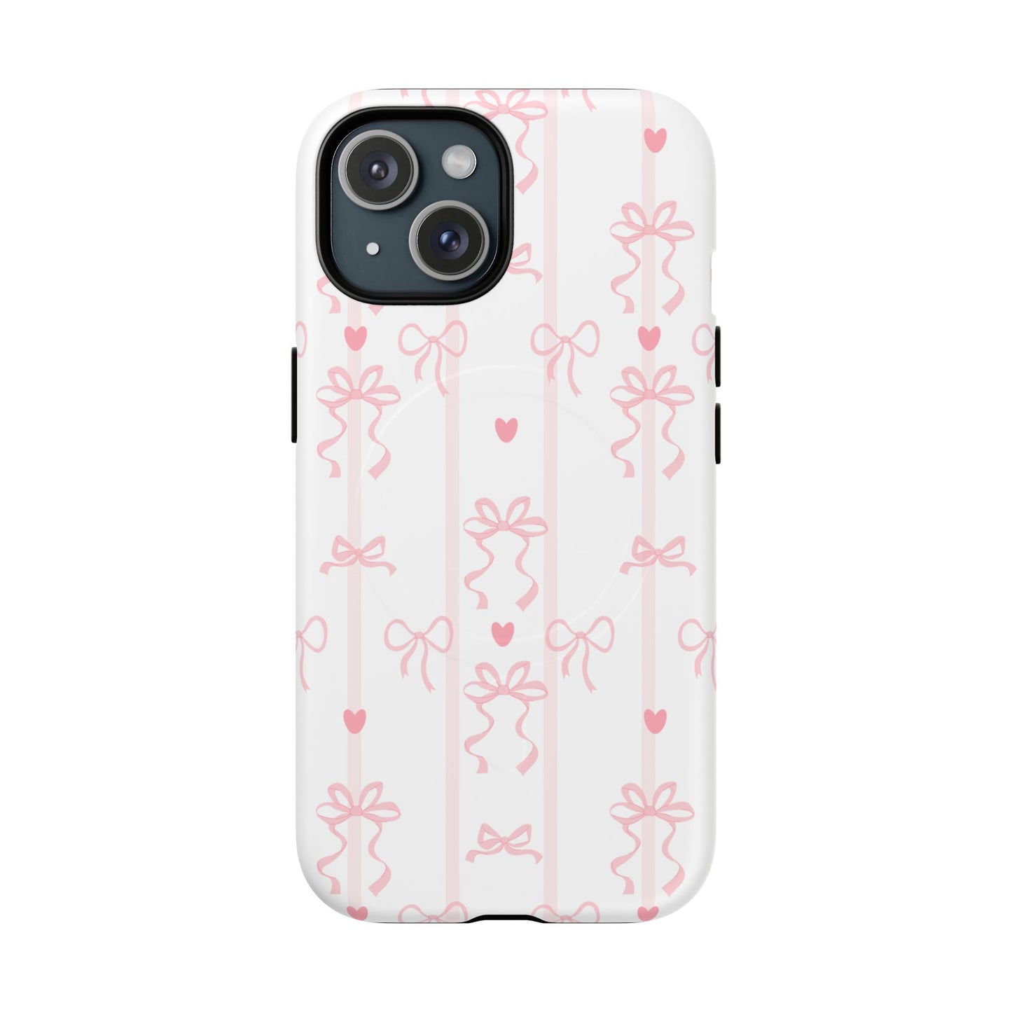 Pink Bow MagSafe iPhone Case