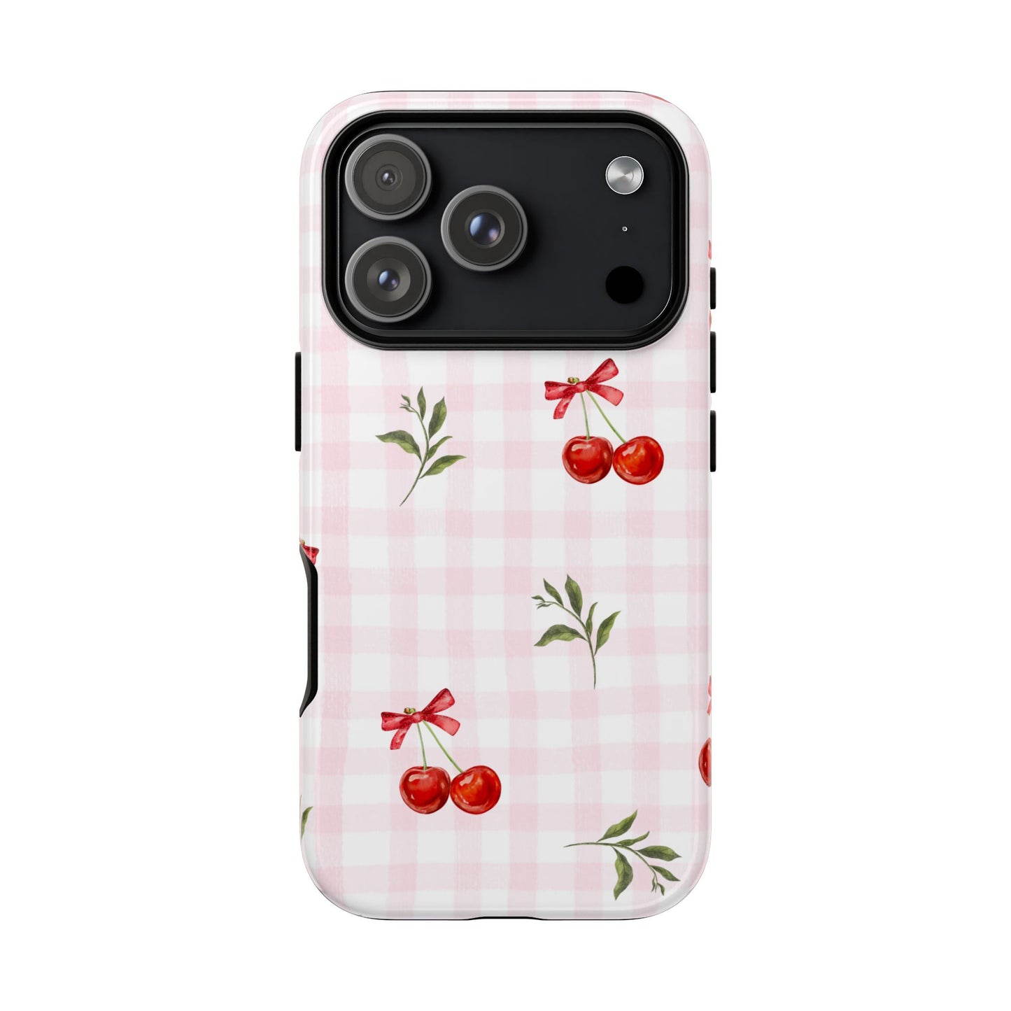 Cherry Pink Plaid Phone Case