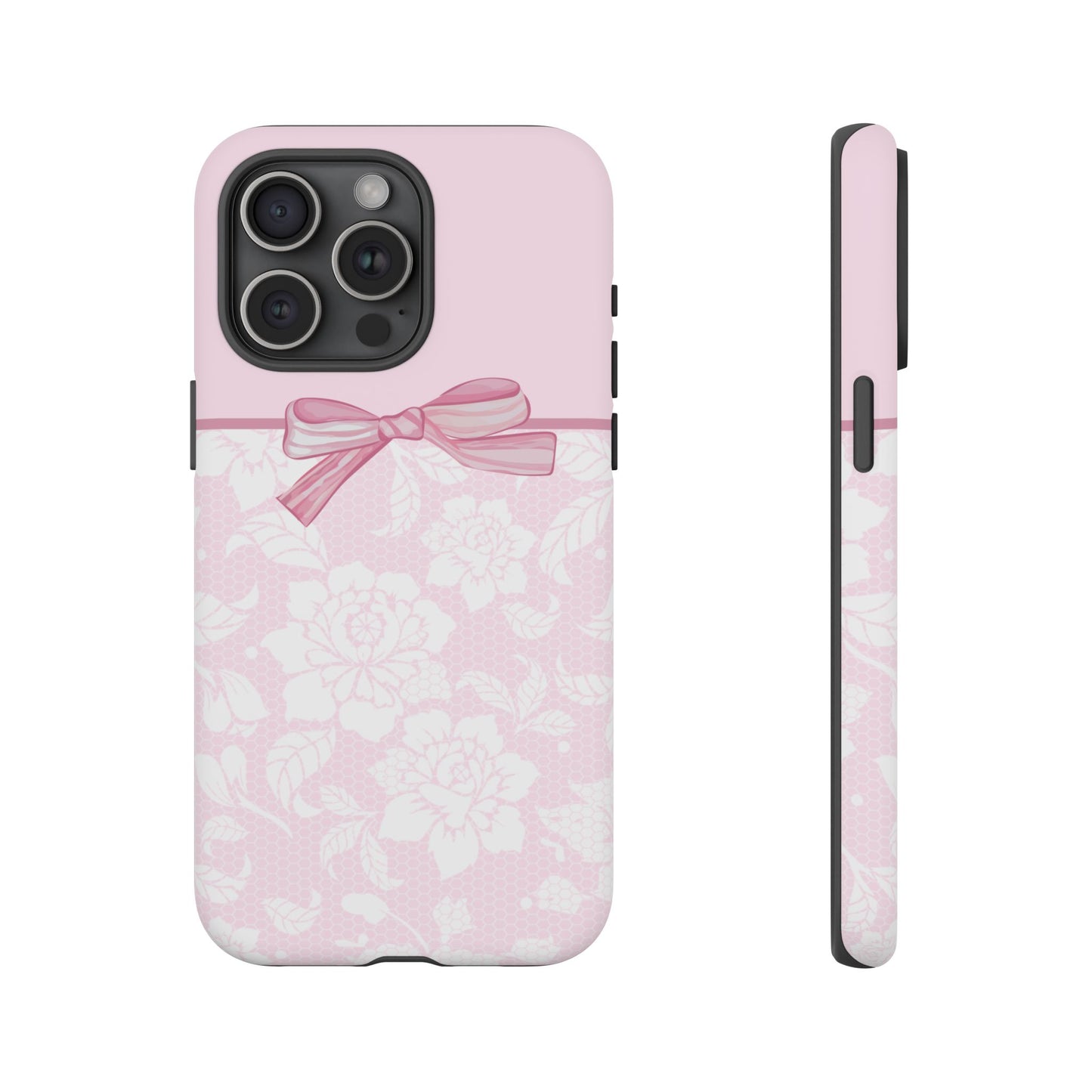 Floral Bow Pink Phone Case