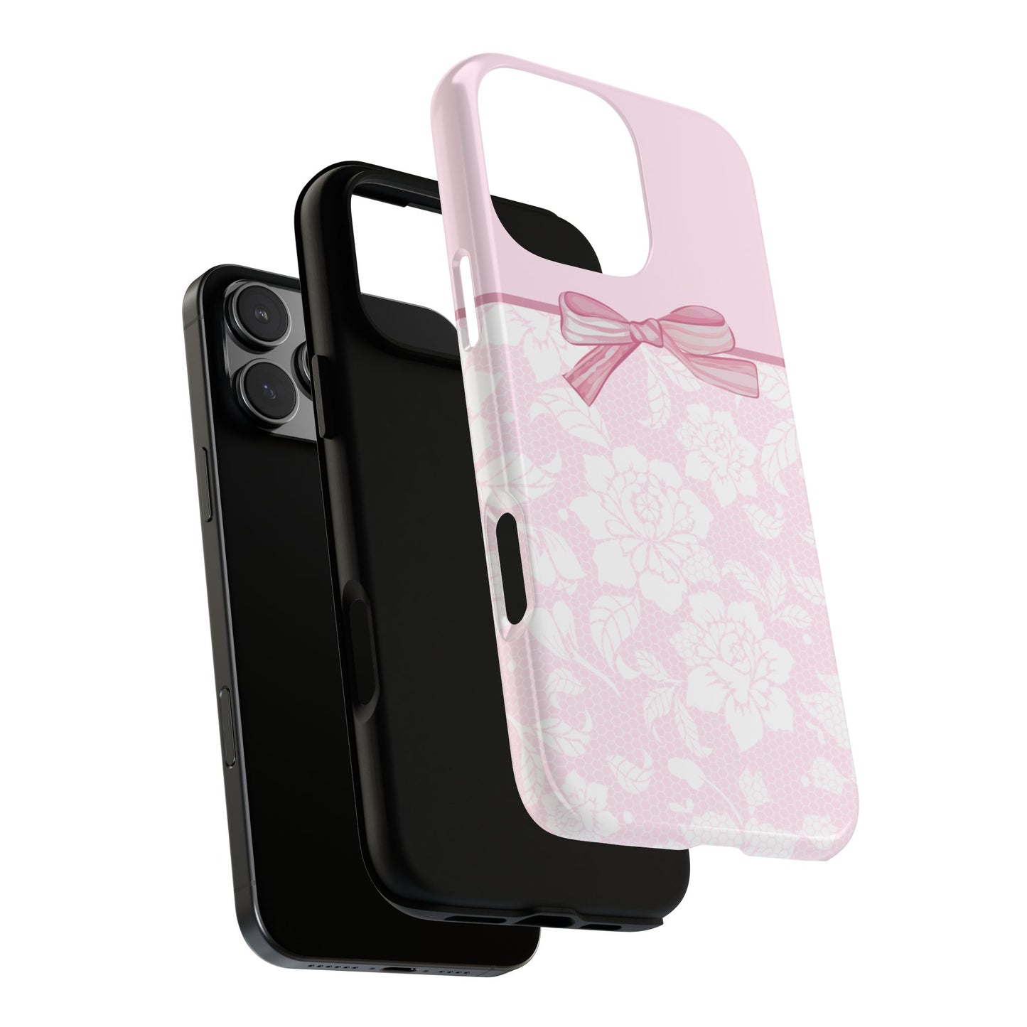 Floral Bow Pink Phone Case