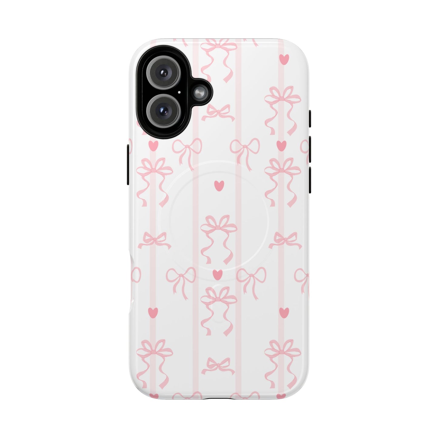 Pink Bow MagSafe iPhone Case