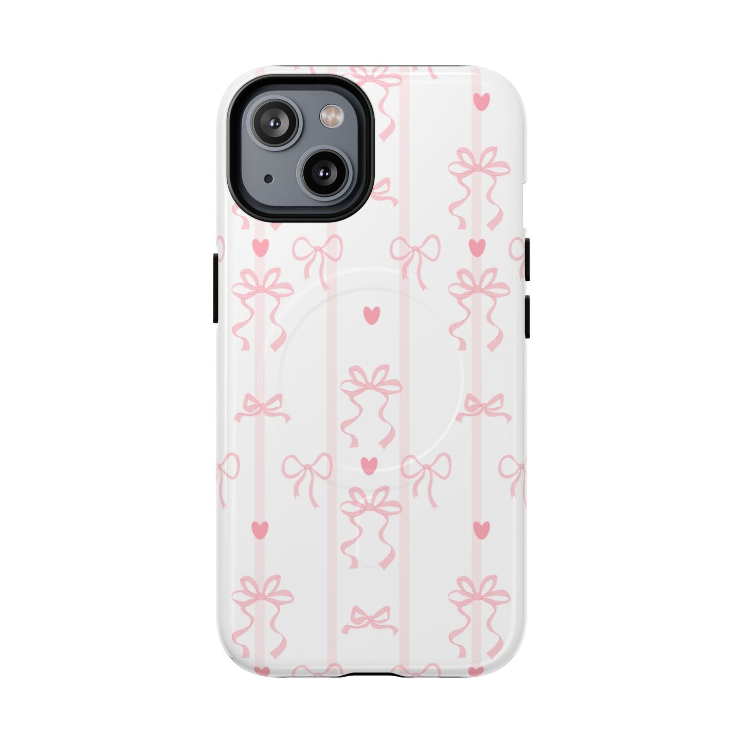 Pink Bow MagSafe iPhone Case