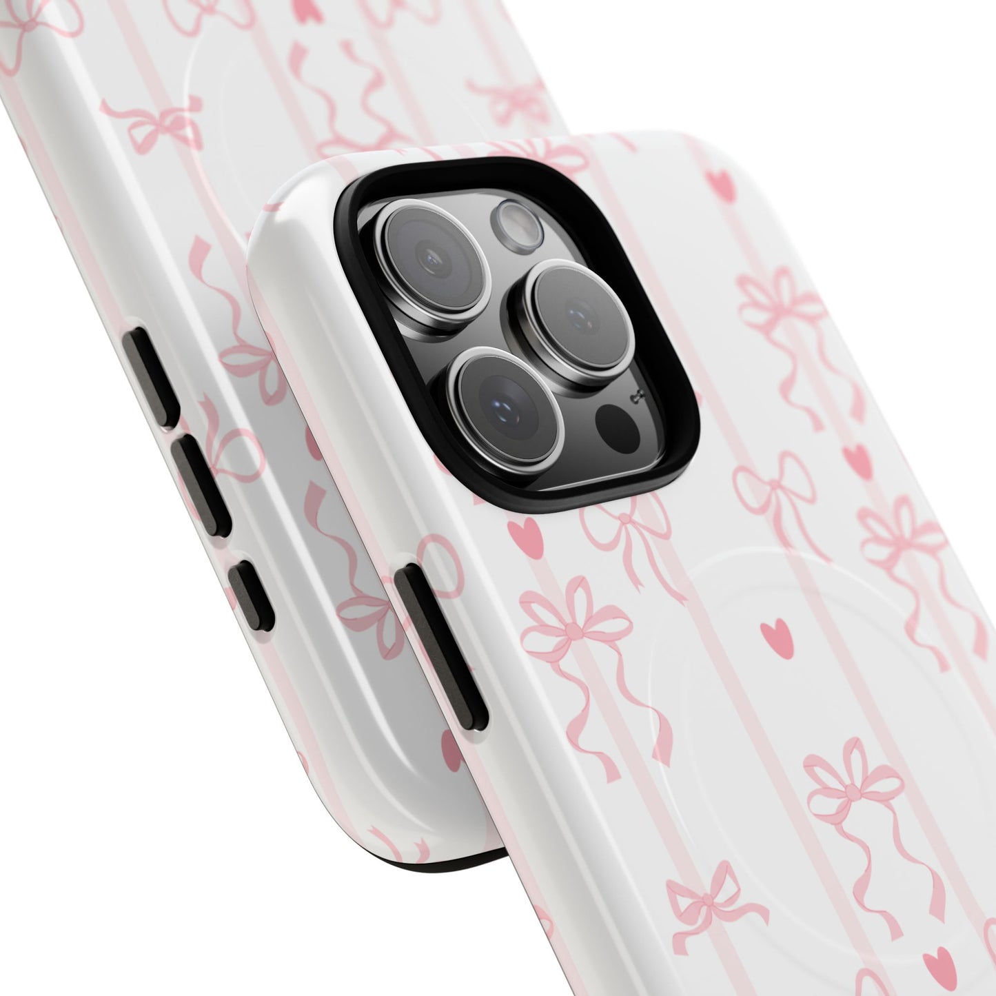 Pink Bow MagSafe iPhone Case