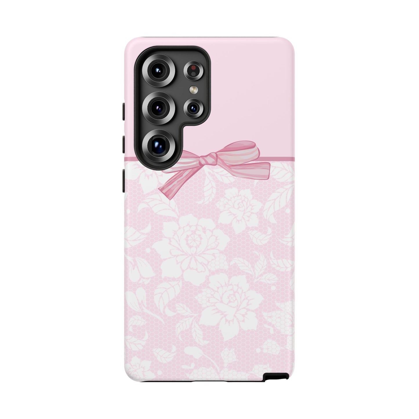 Floral Bow Pink Phone Case