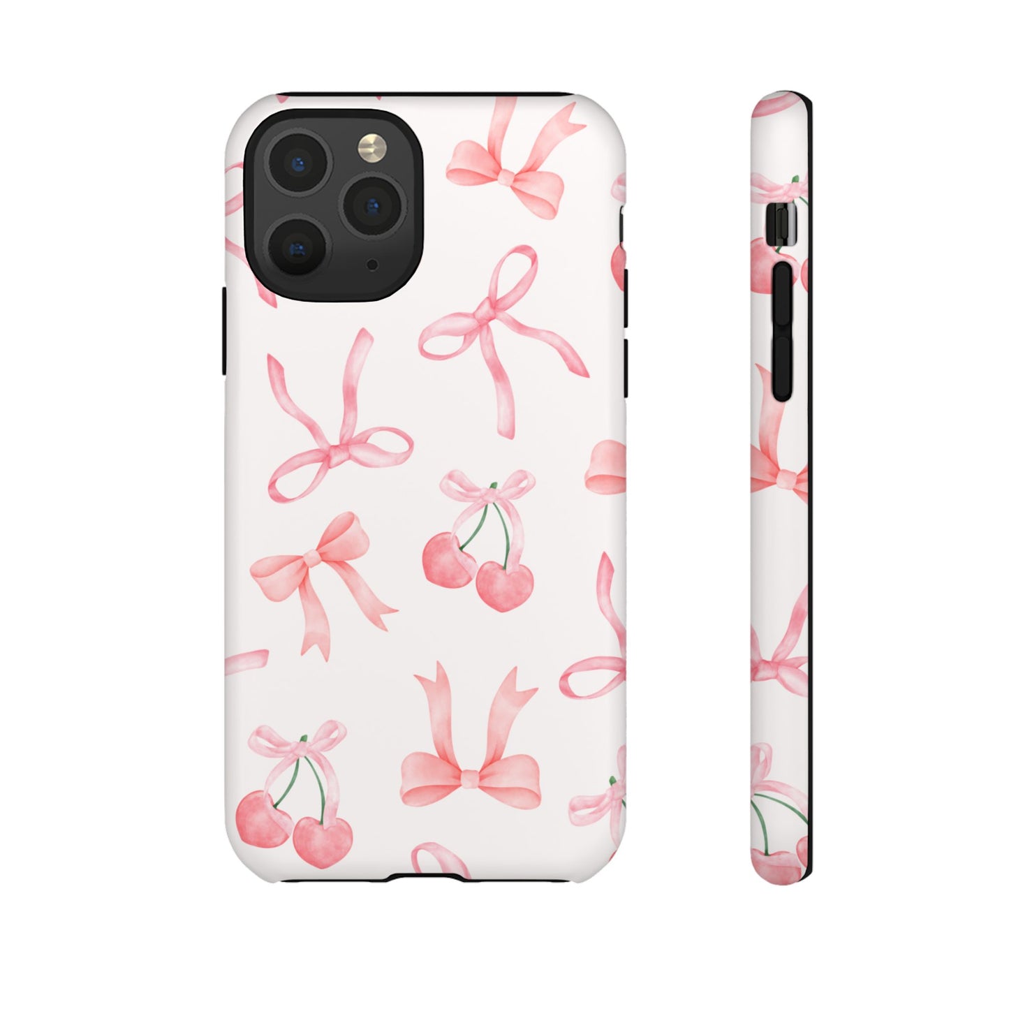 Pink Cherry Bow Phone Case