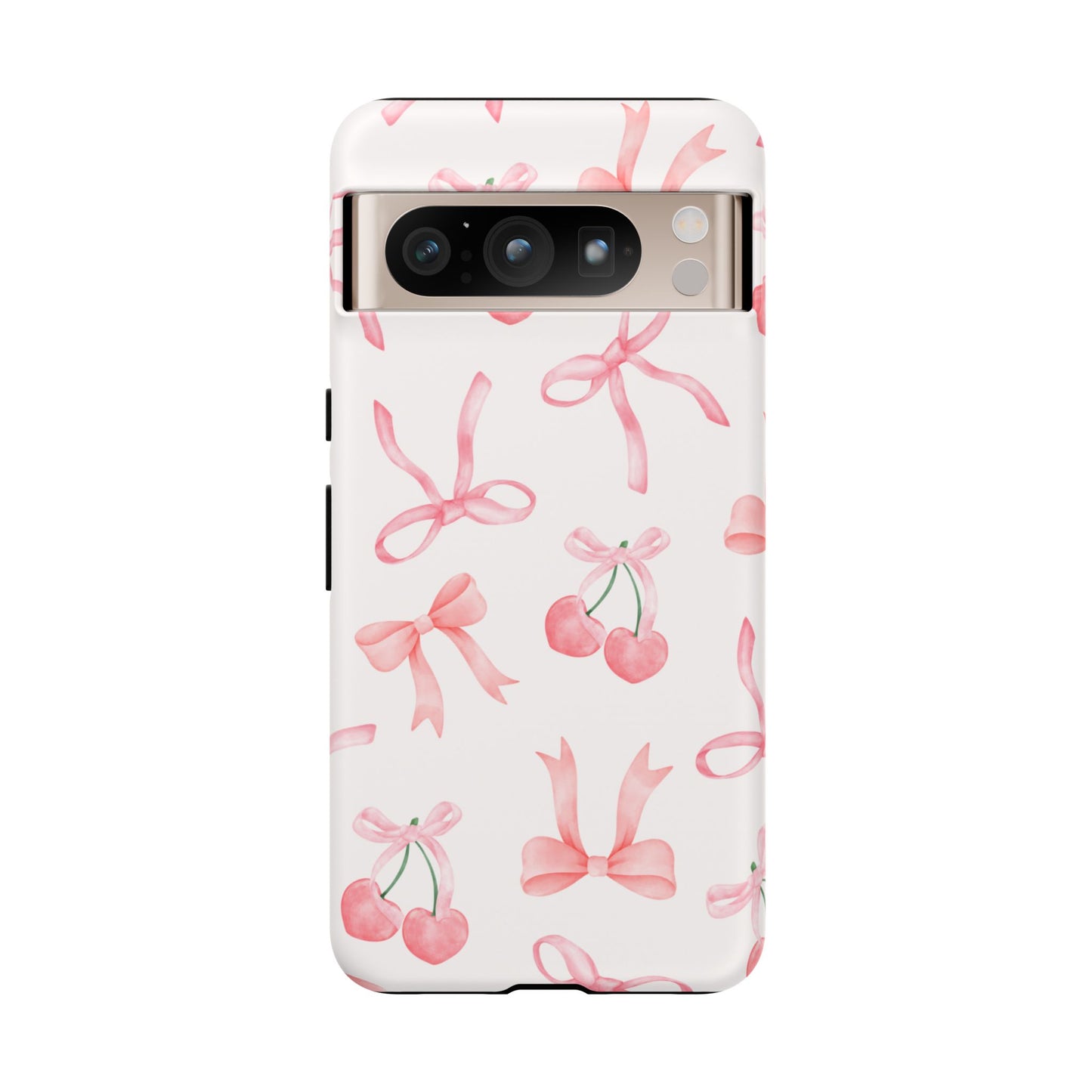 Pink Cherry Bow Phone Case