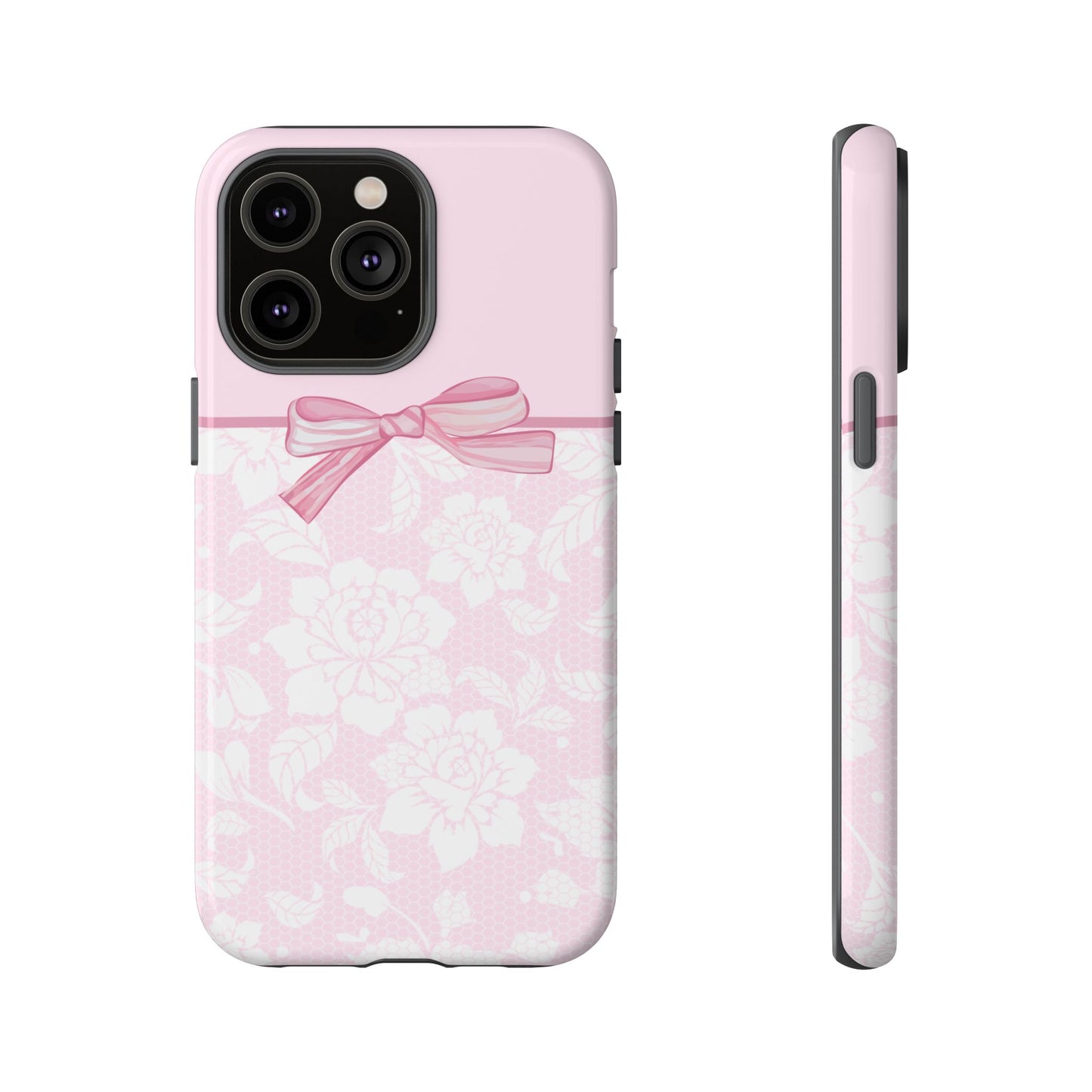 Floral Bow Pink Phone Case