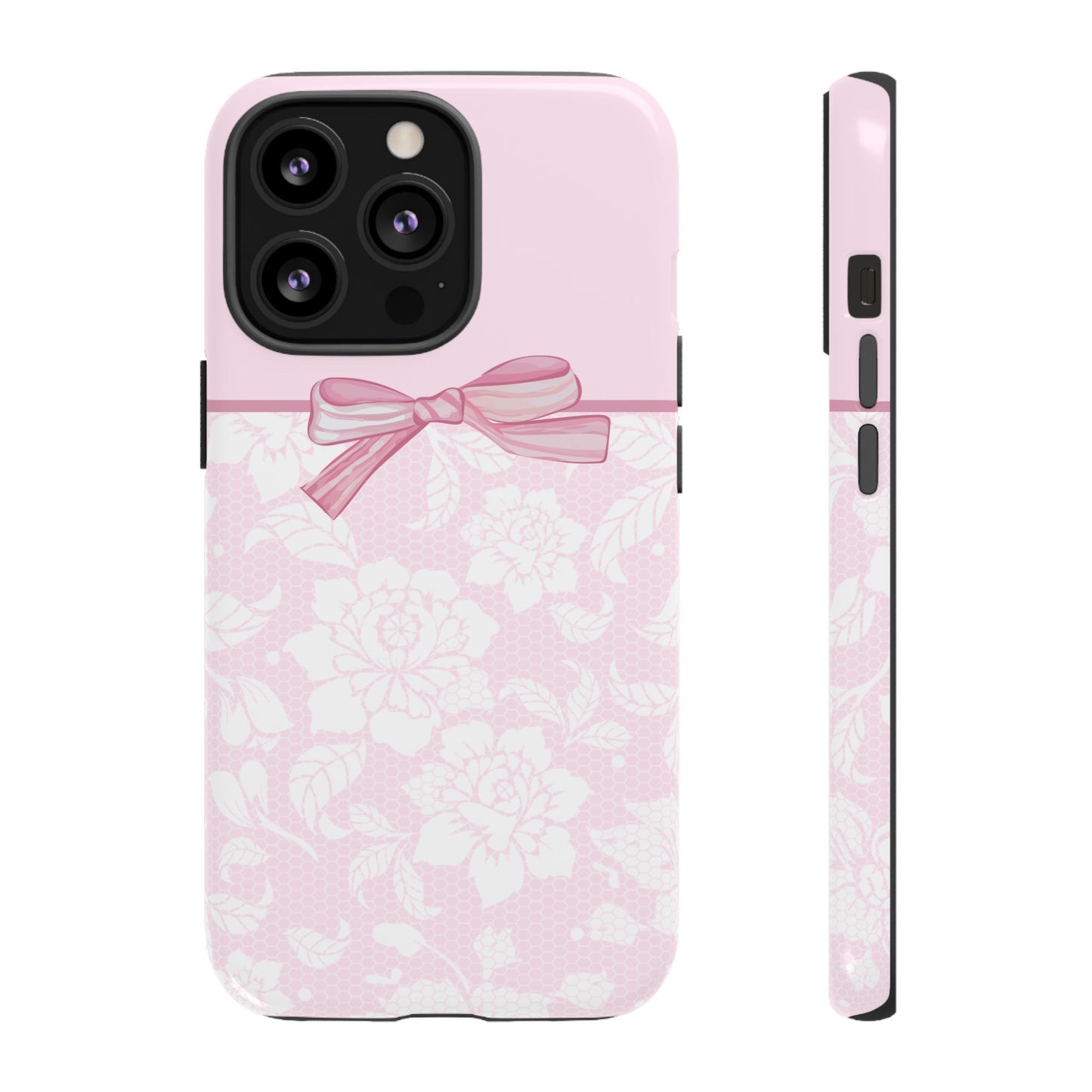 Floral Bow Pink Phone Case