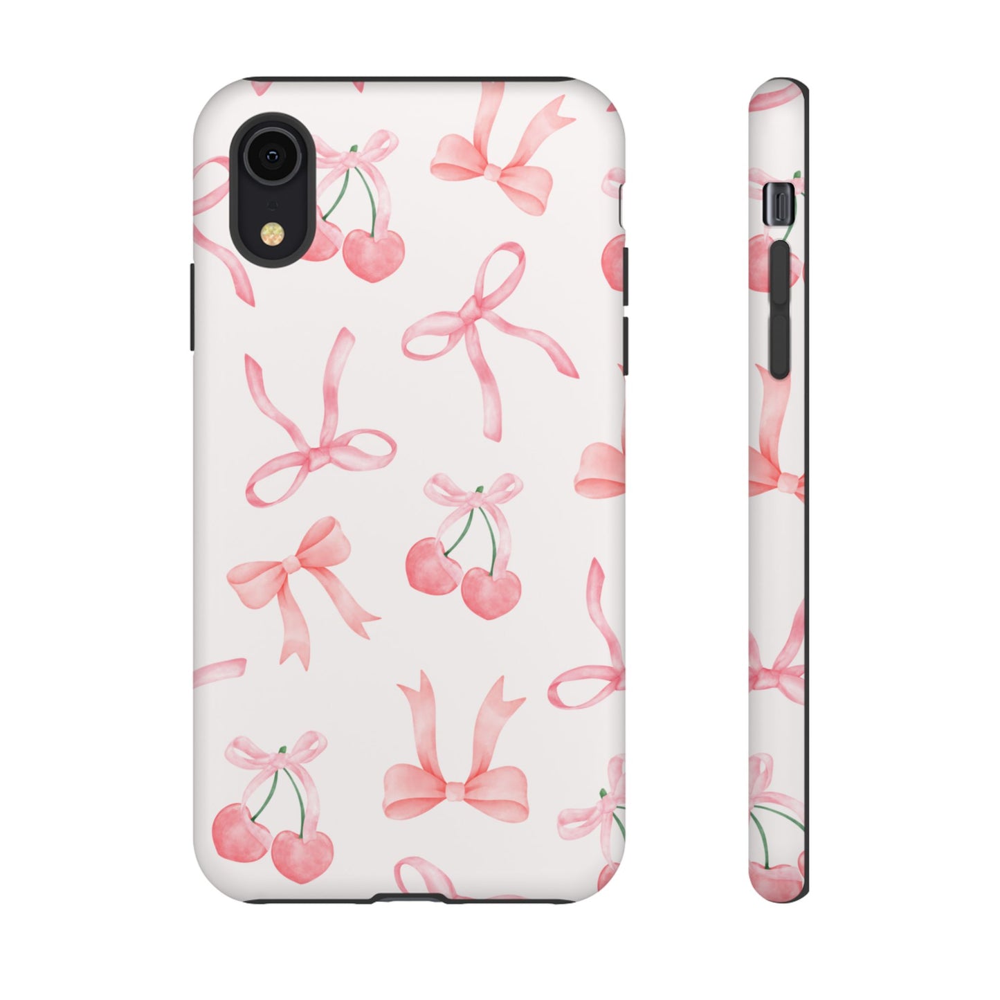Pink Cherry Bow Phone Case