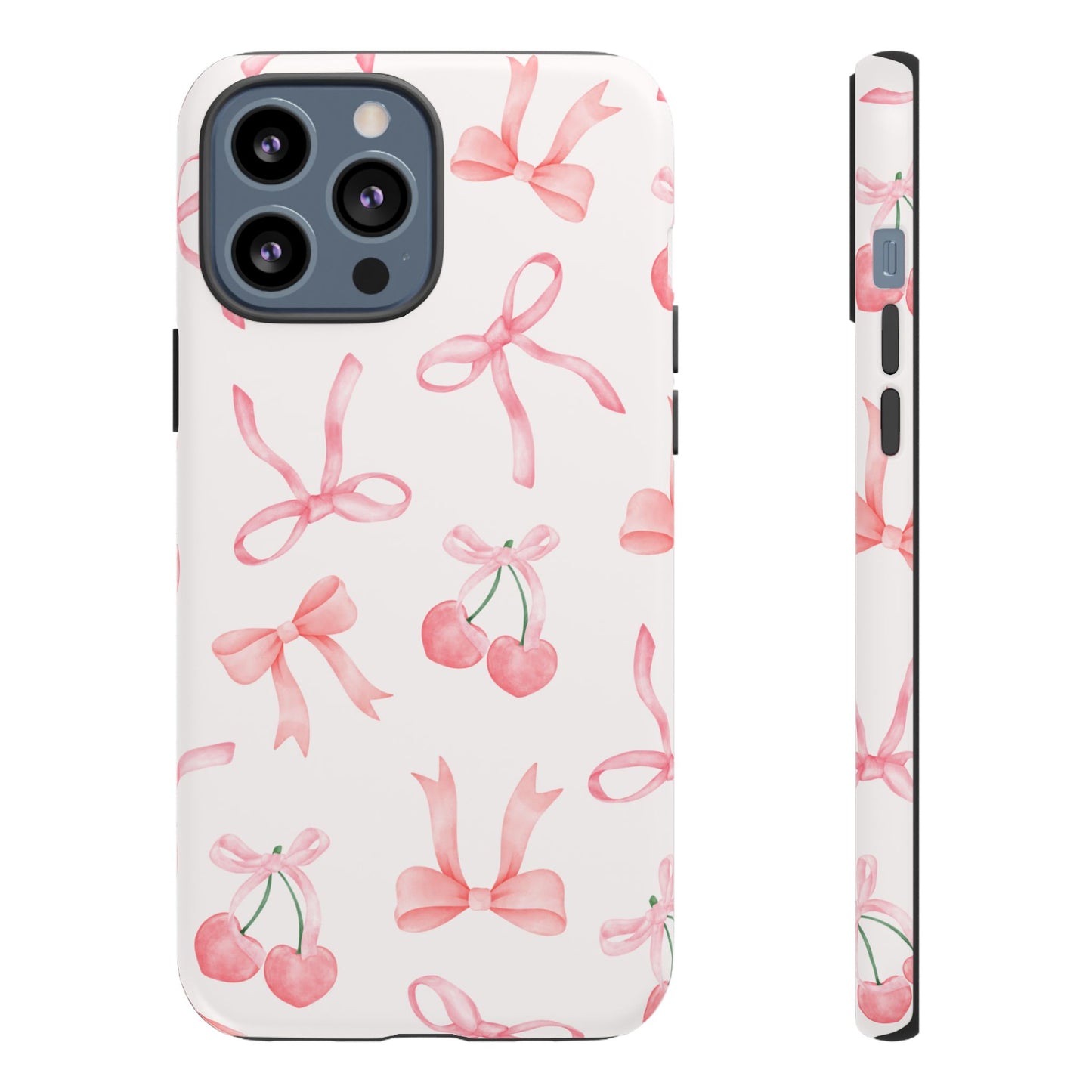 Pink Cherry Bow Phone Case