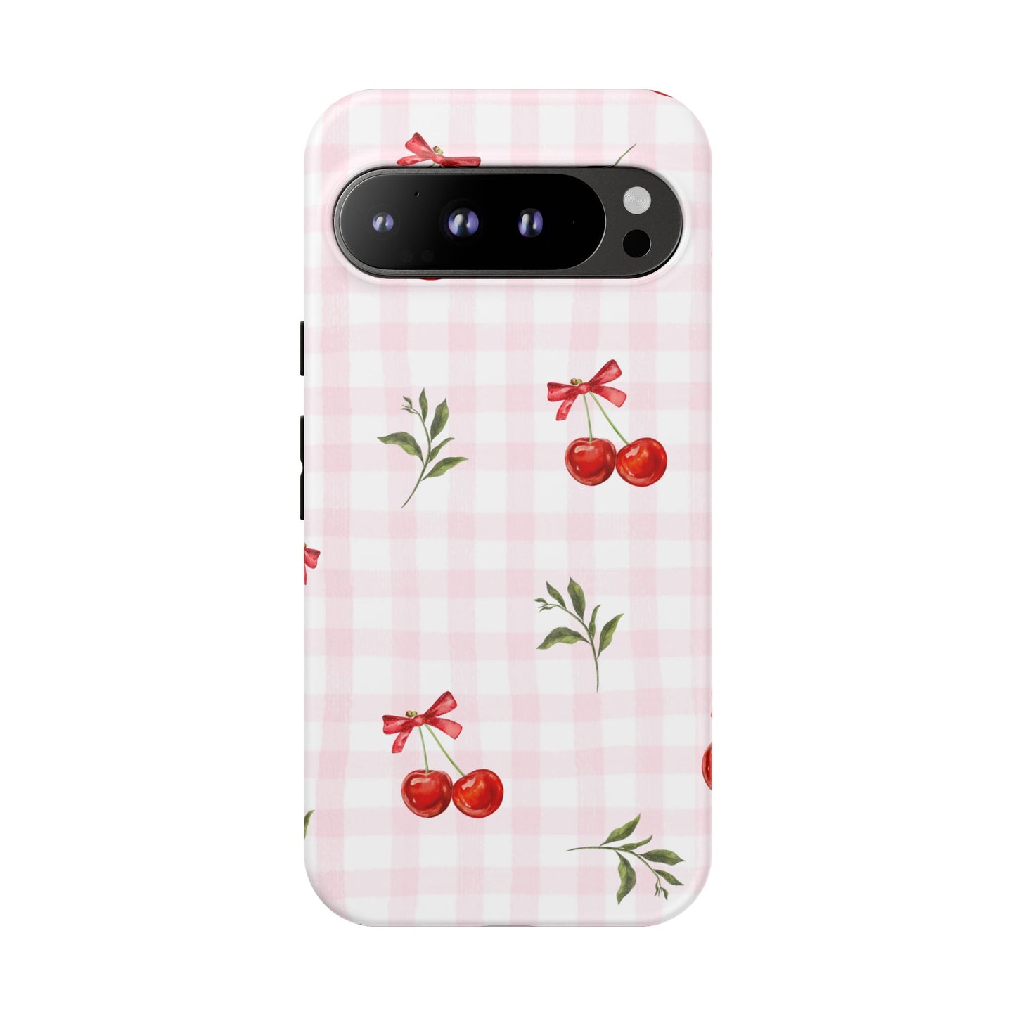Cherry Pink Plaid Phone Case