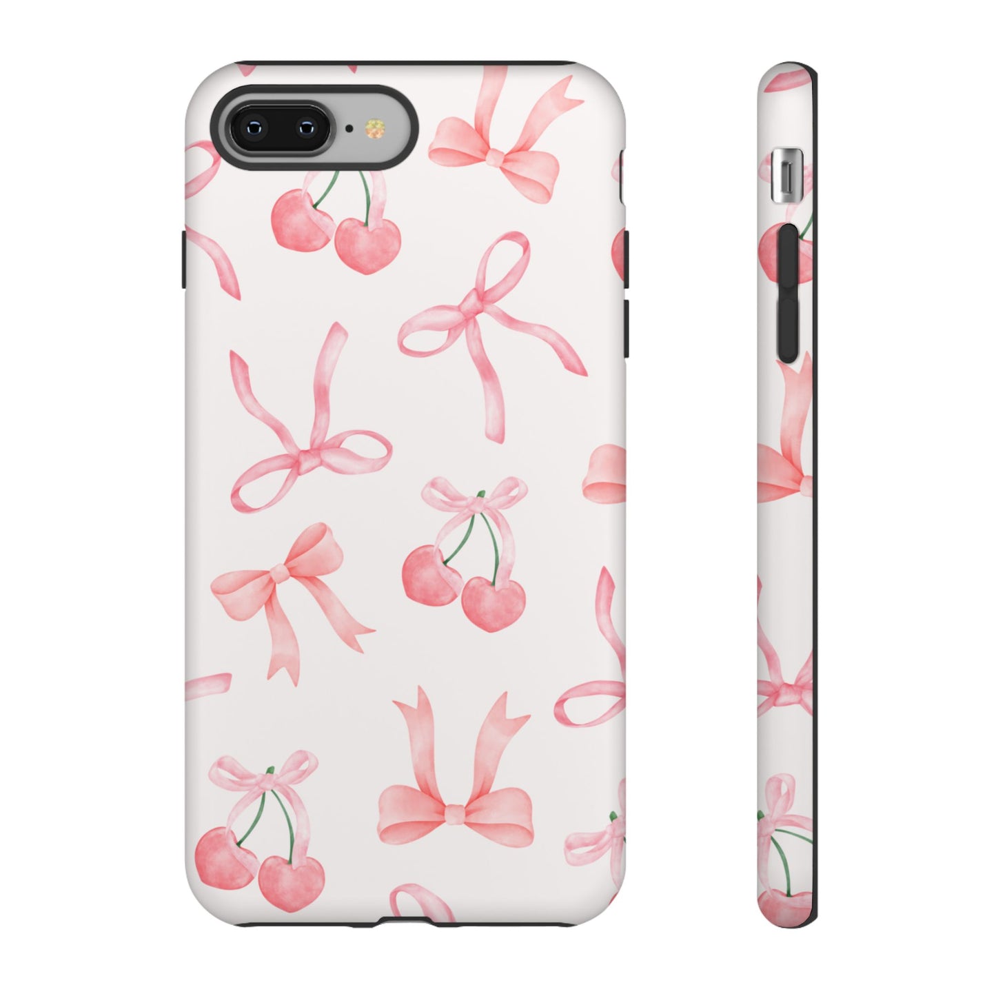 Pink Cherry Bow Phone Case