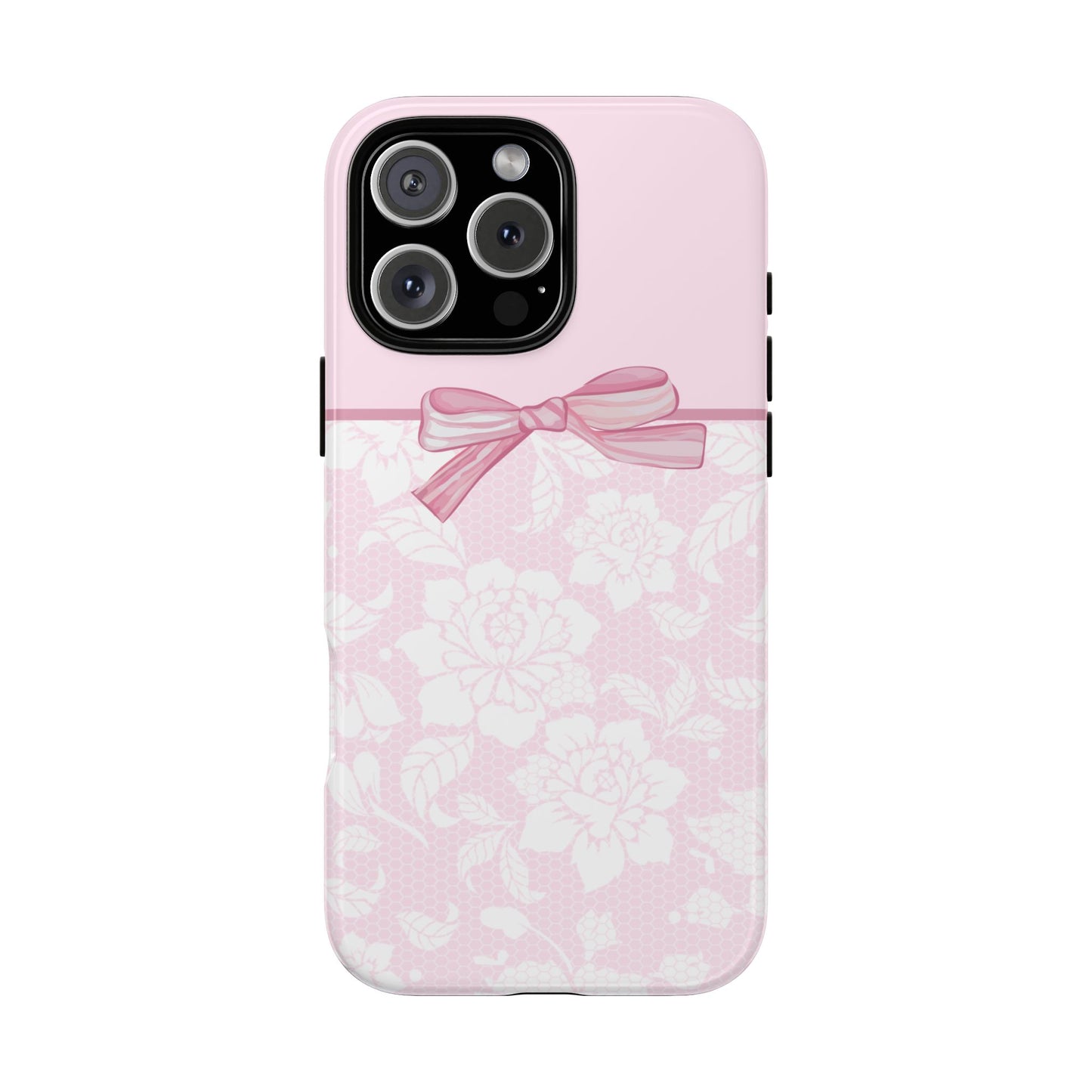 Floral Bow Pink Phone Case