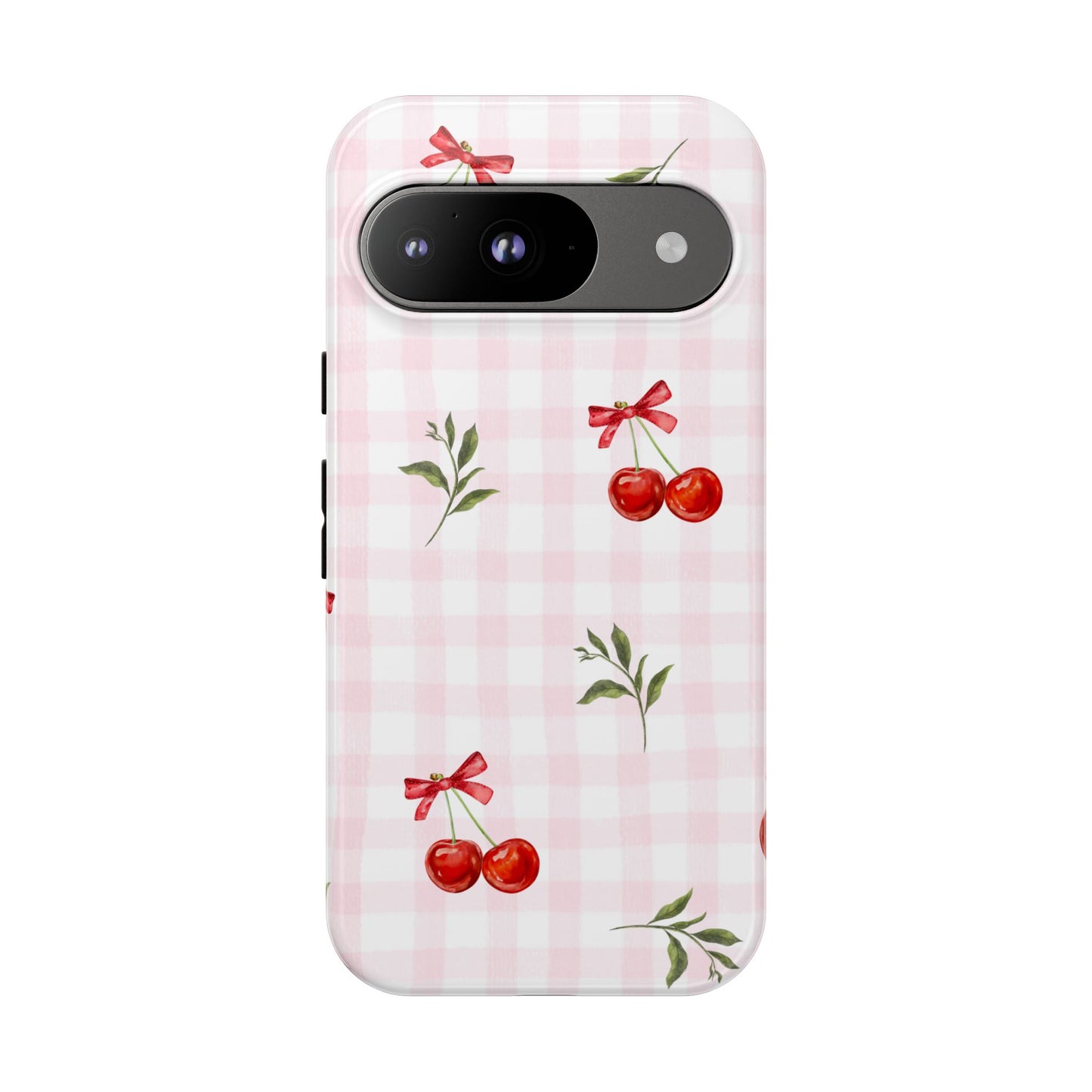 Cherry Pink Plaid Phone Case