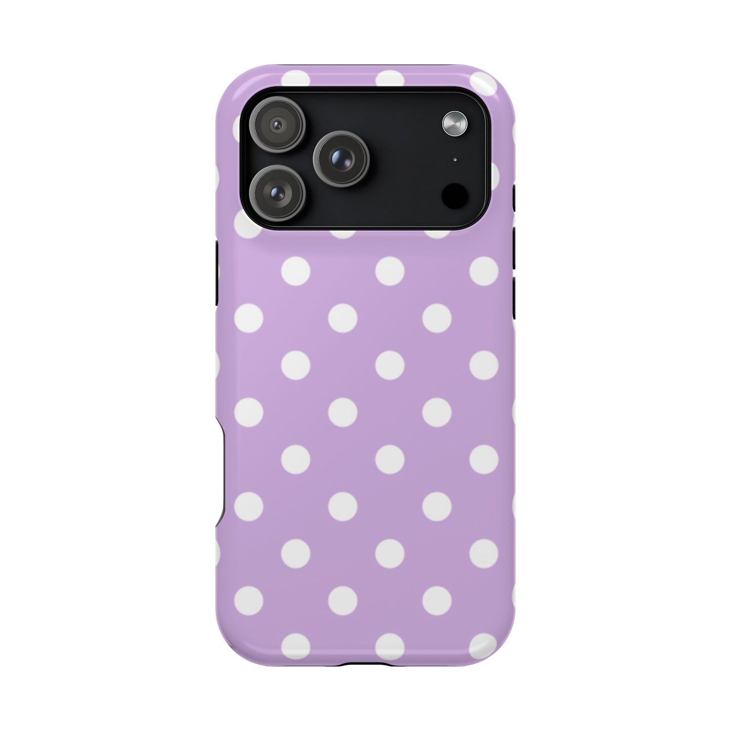 Purple Polka Dot MagSafe Phone Case