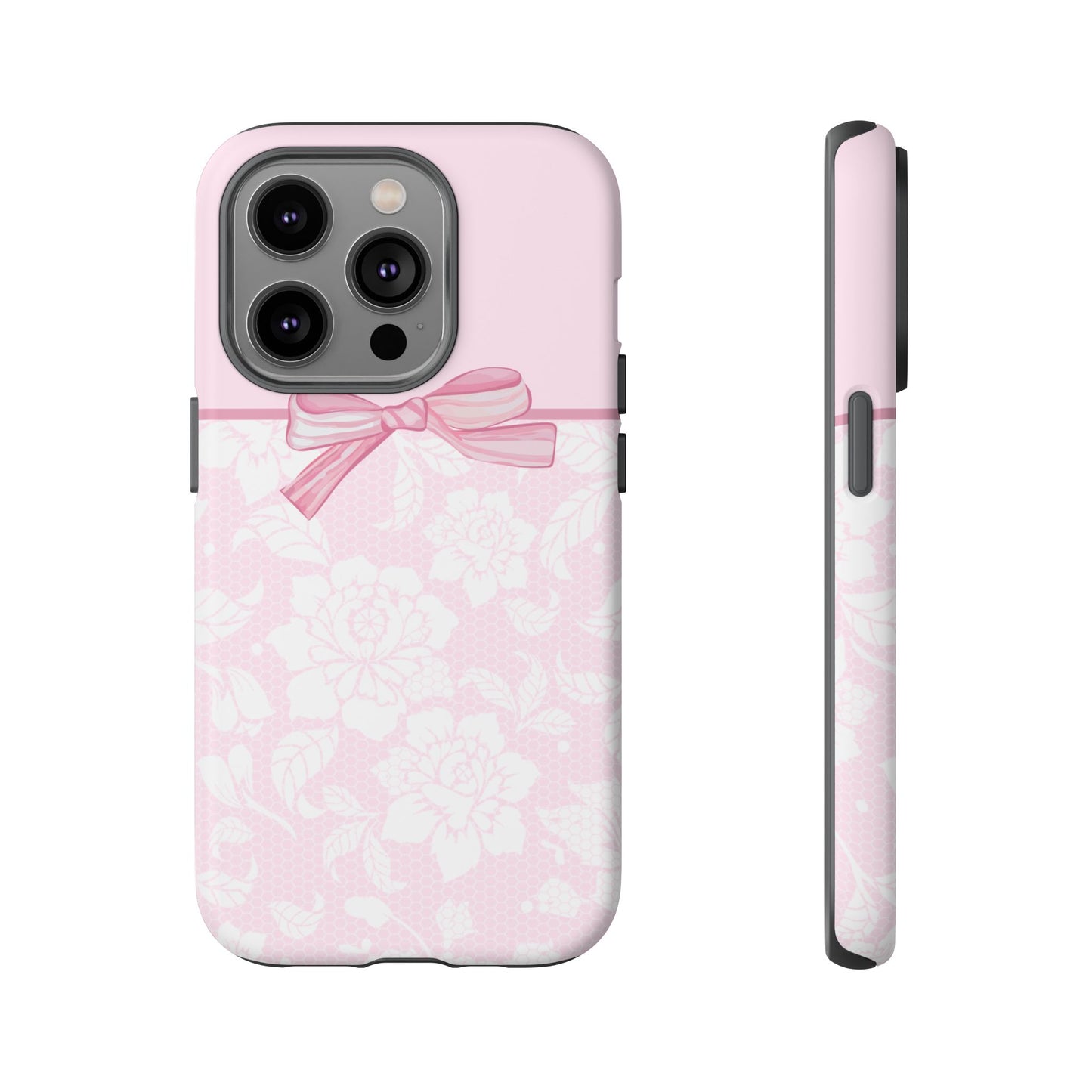 Floral Bow Pink Phone Case