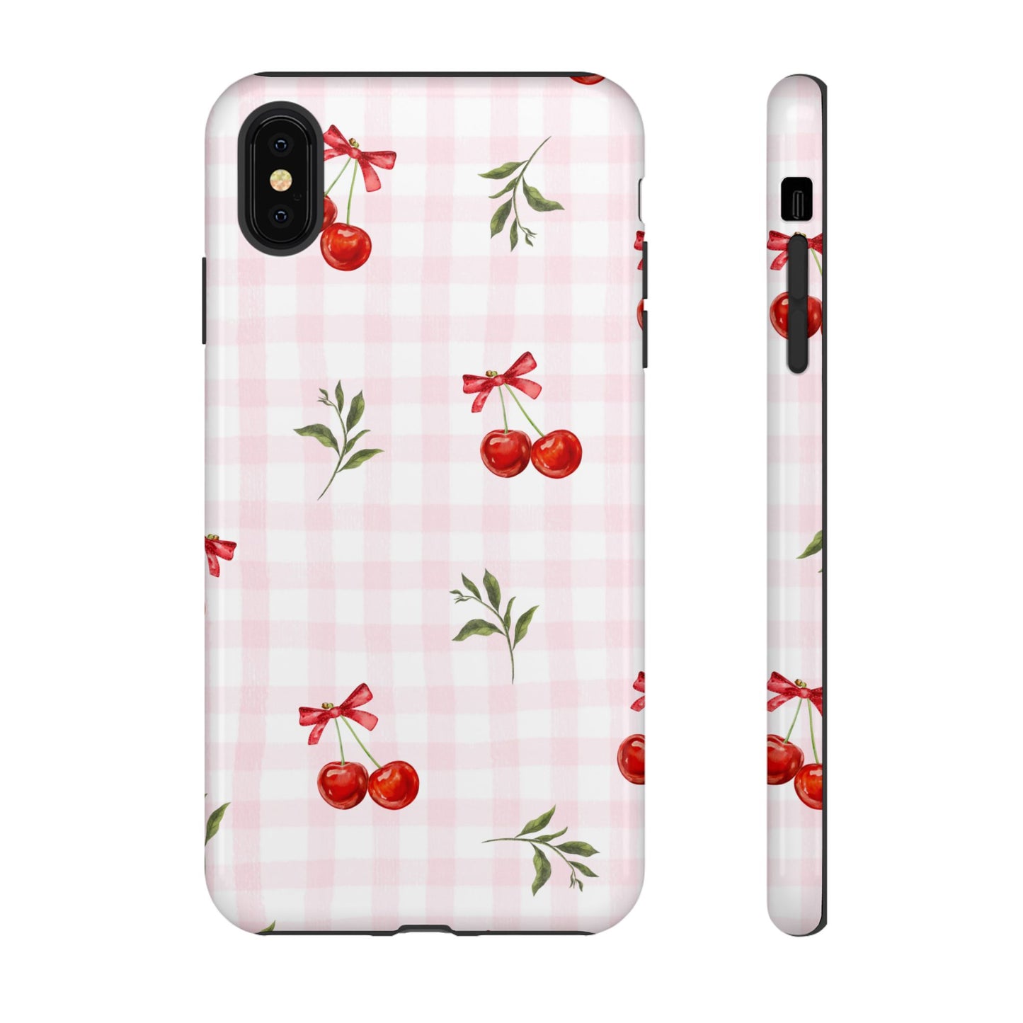 Cherry Pink Plaid Phone Case