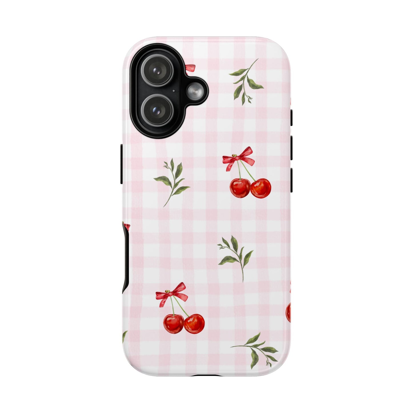 Cherry Pink Plaid Phone Case