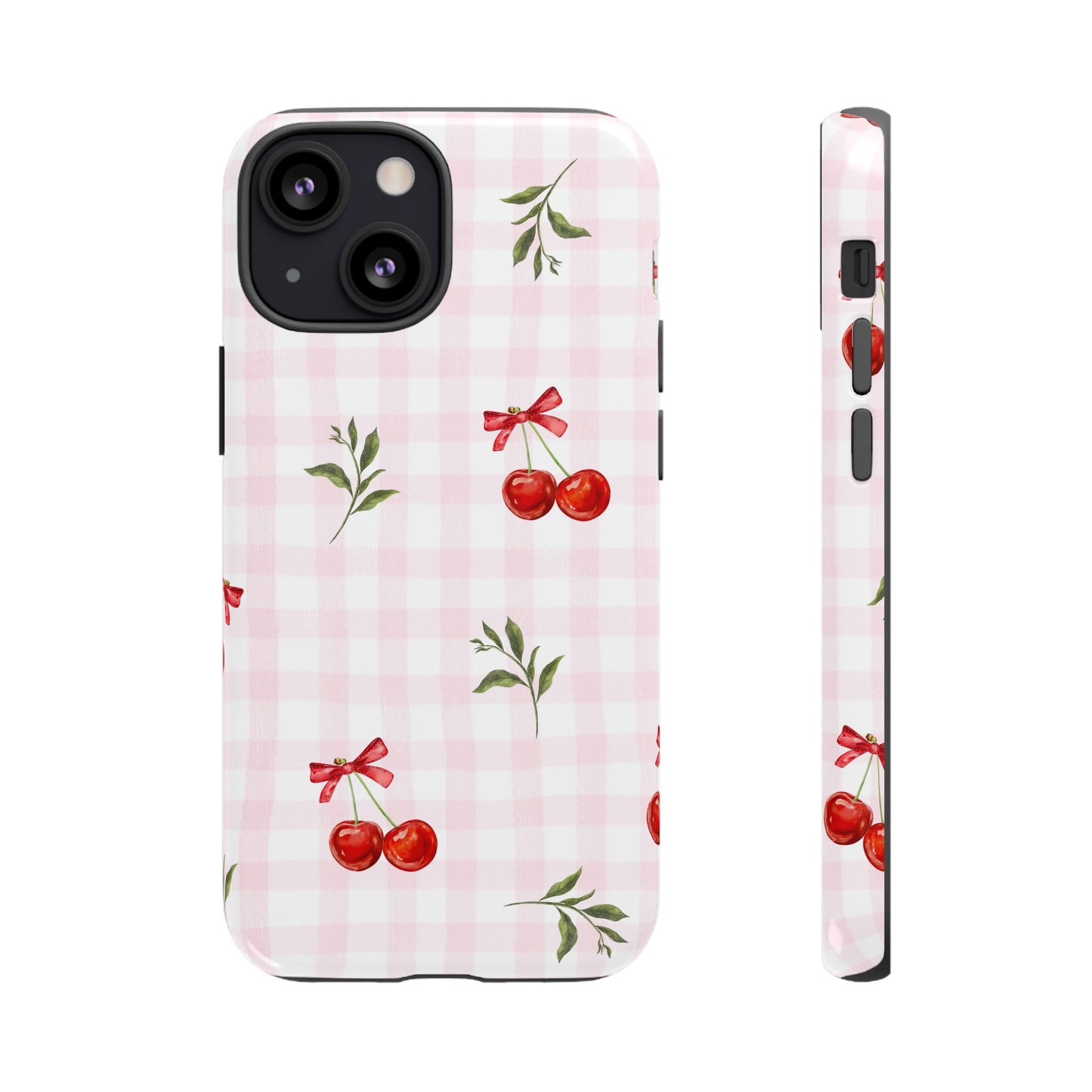 Cherry Pink Plaid Phone Case