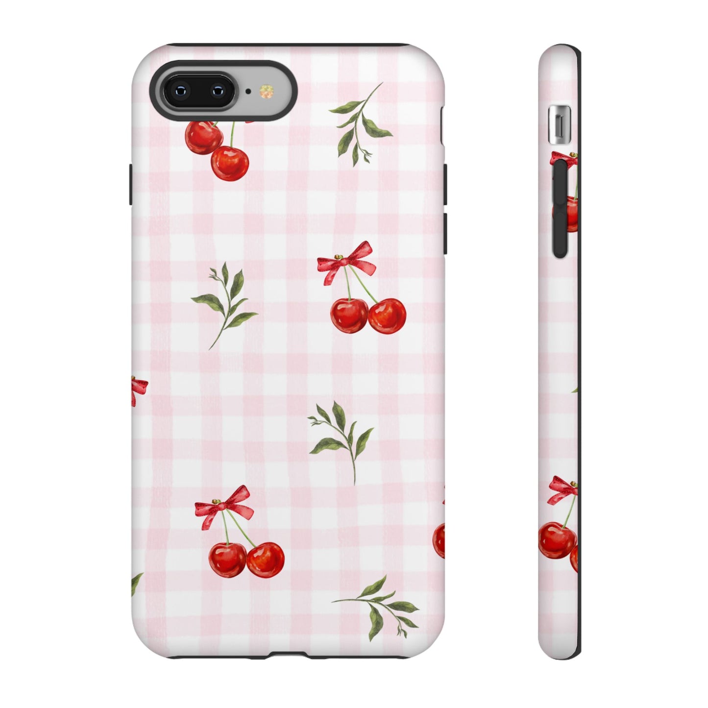 Cherry Pink Plaid Phone Case
