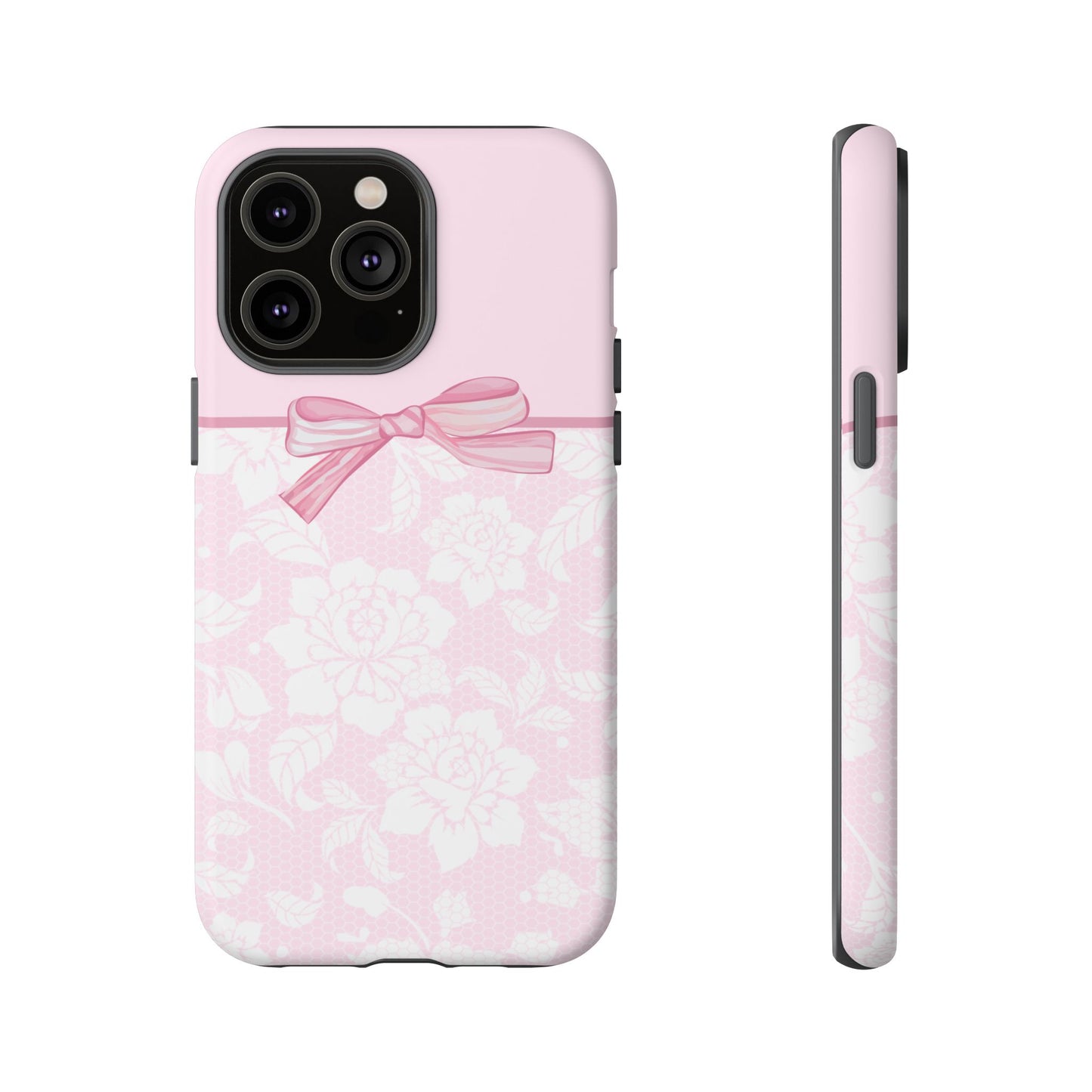 Floral Bow Pink Phone Case