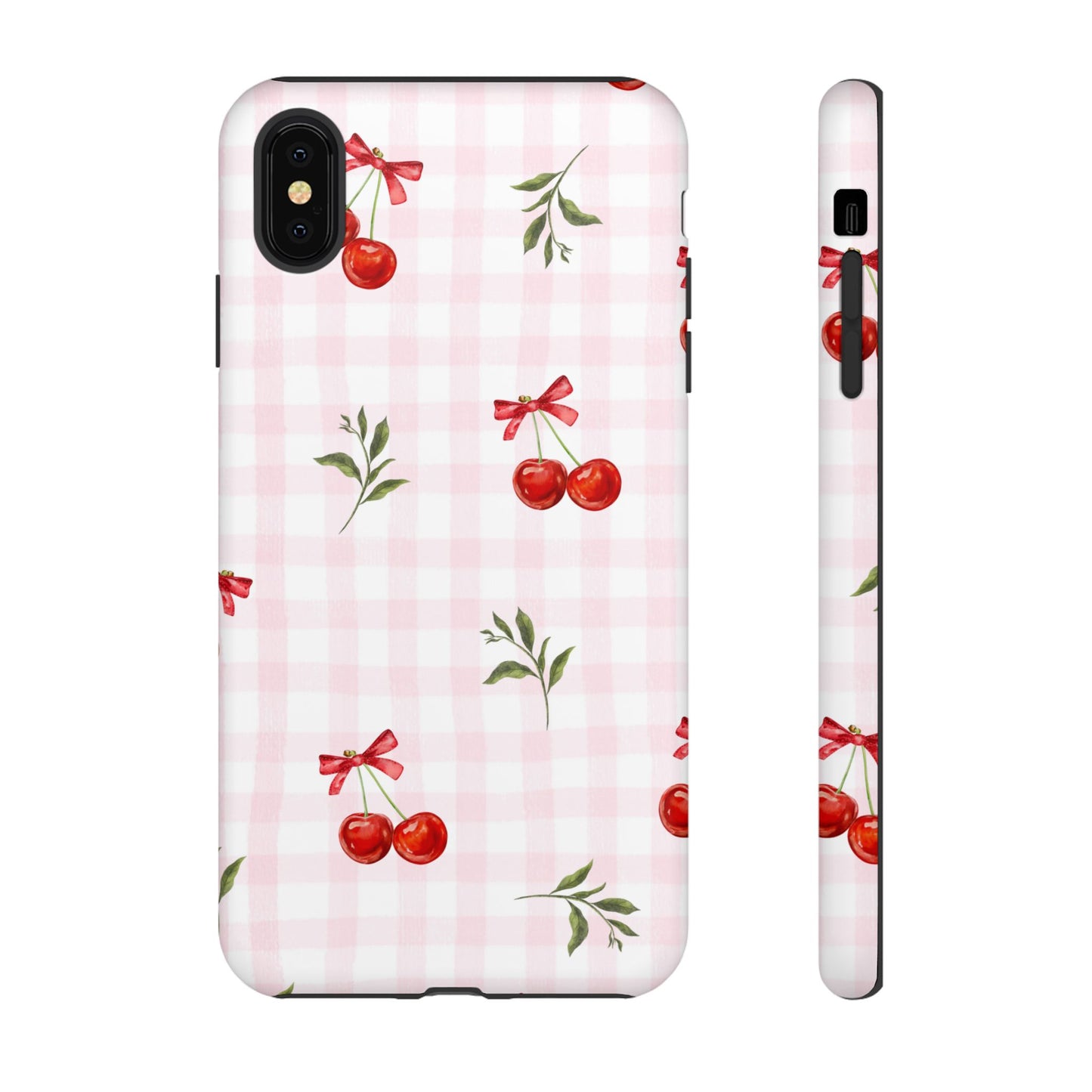 Cherry Pink Plaid Phone Case