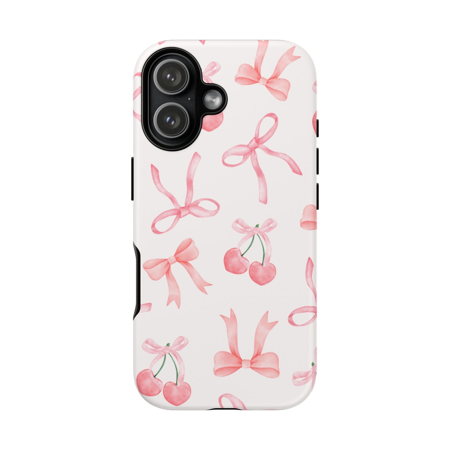Pink Cherry Bow Phone Case