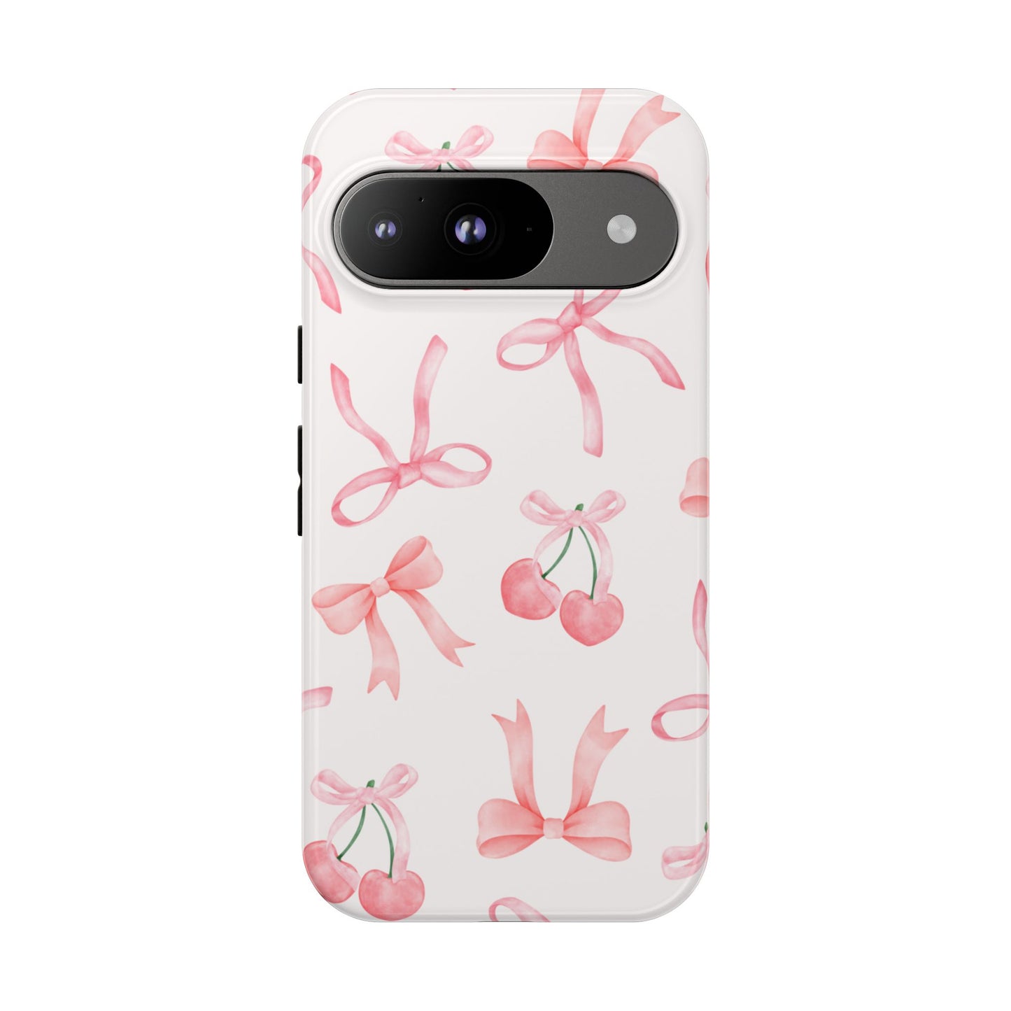 Pink Cherry Bow Phone Case