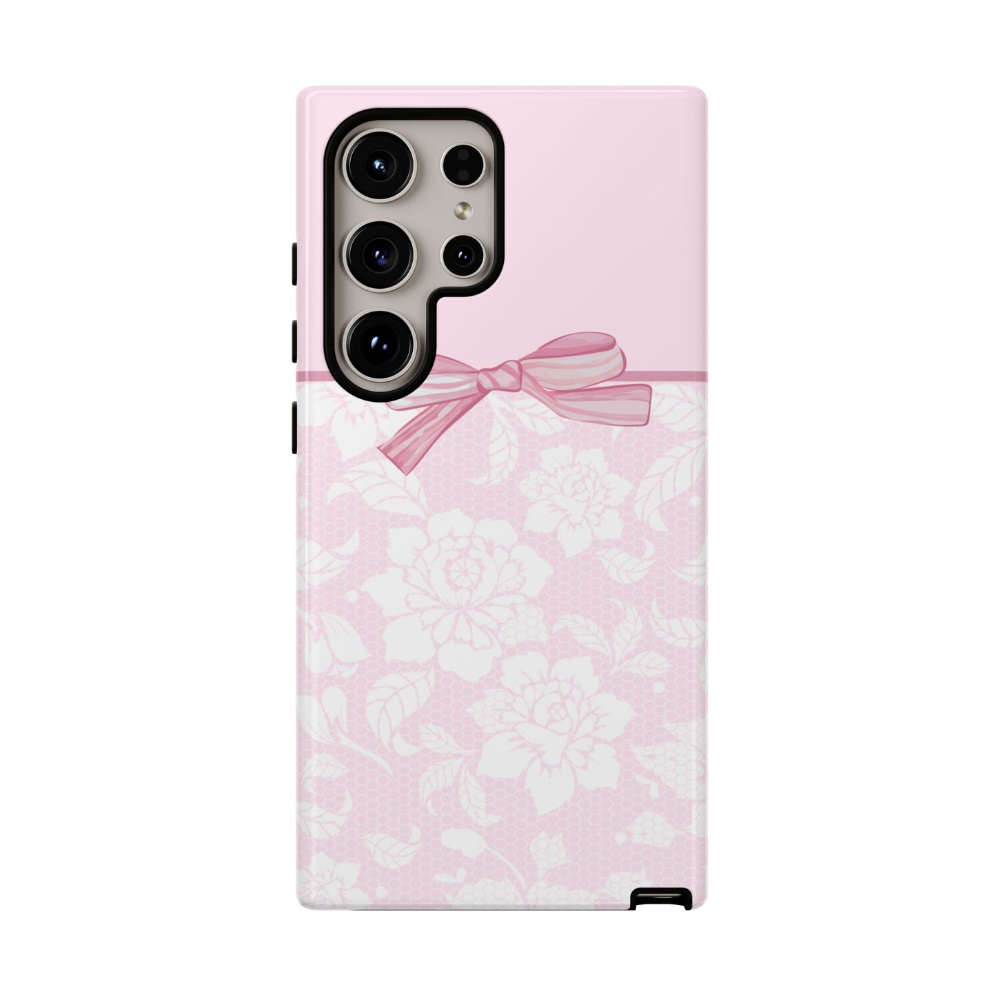 Floral Bow Pink Phone Case