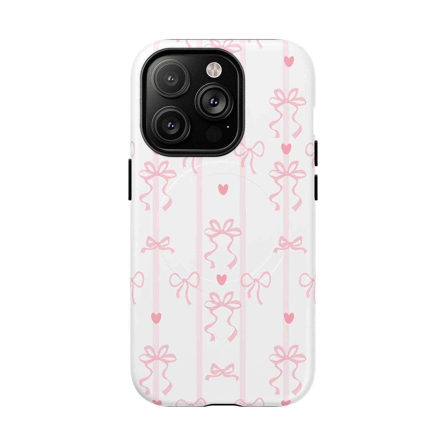 Pink Bow MagSafe iPhone Case