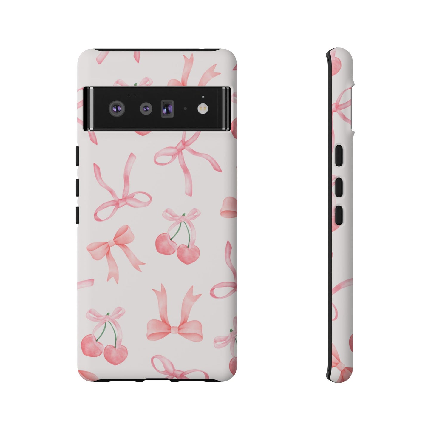Pink Cherry Bow Phone Case