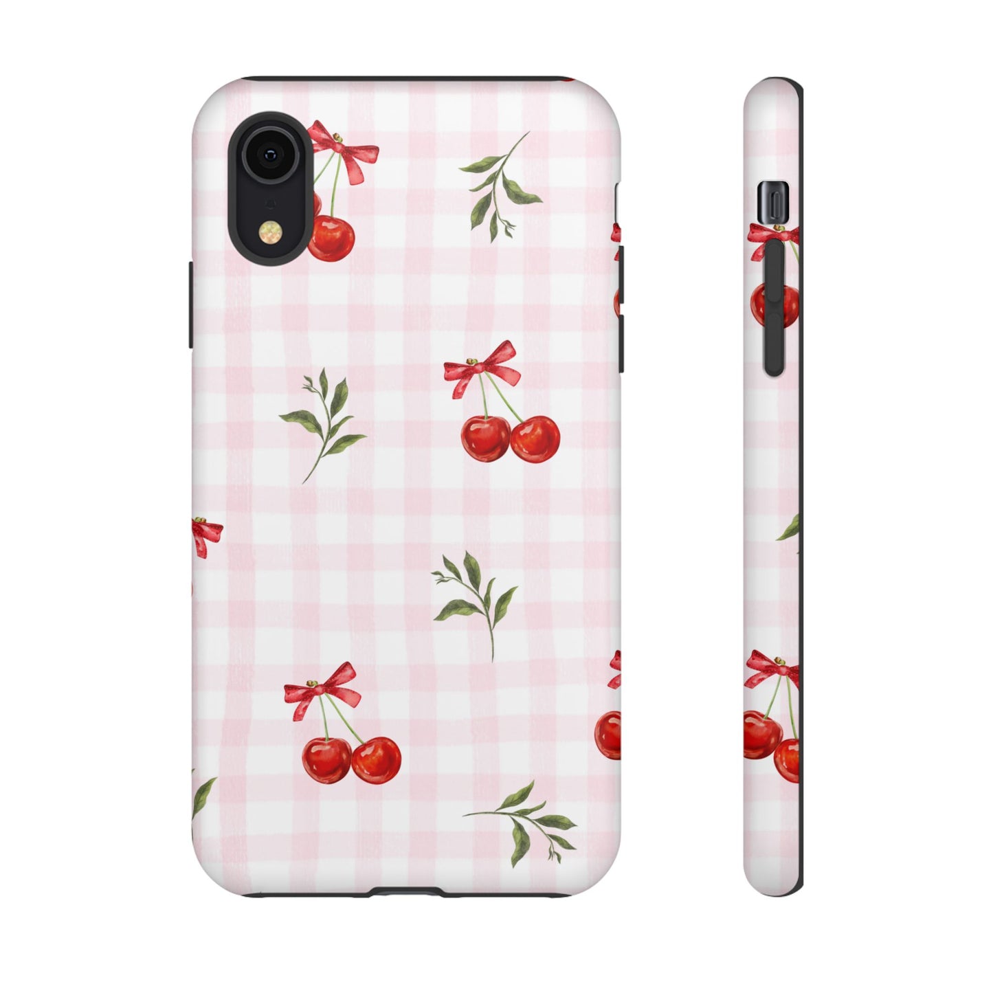 Cherry Pink Plaid Phone Case