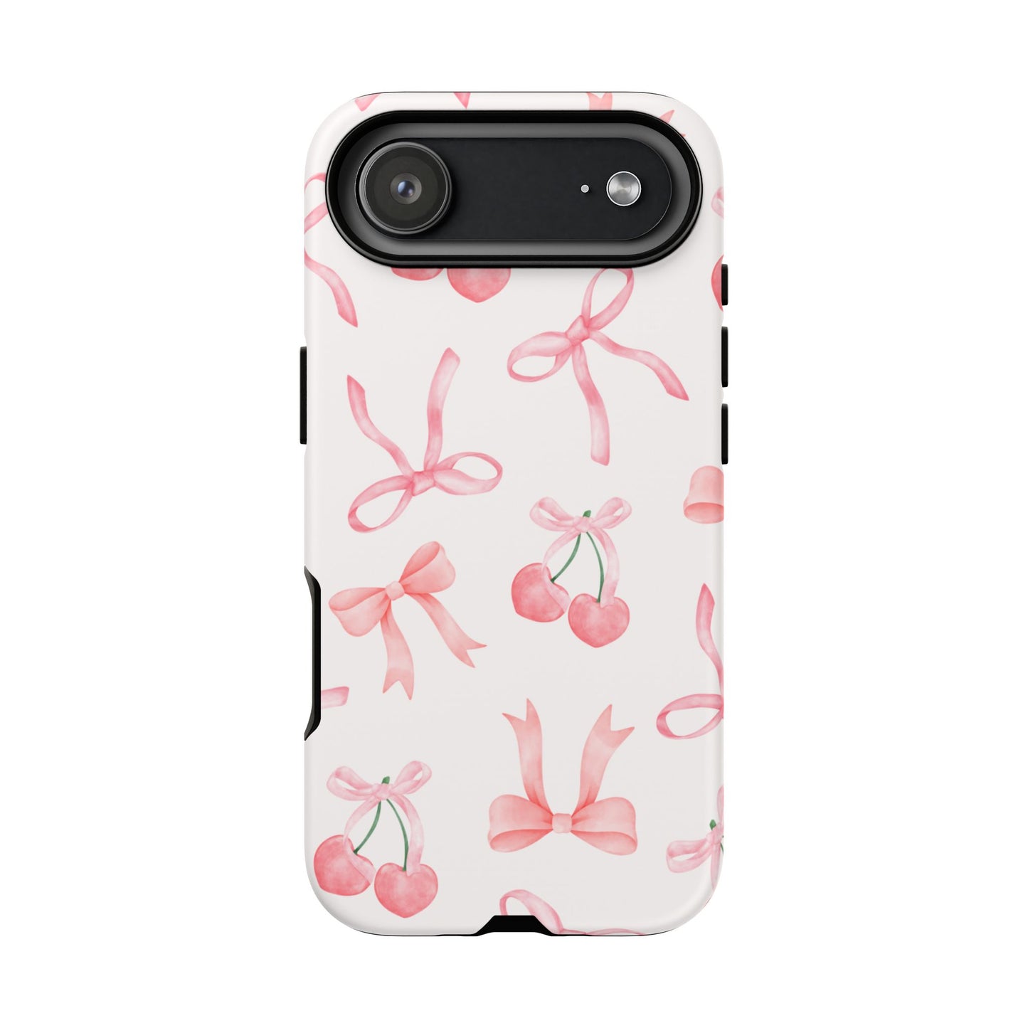 Pink Cherry Bow Phone Case