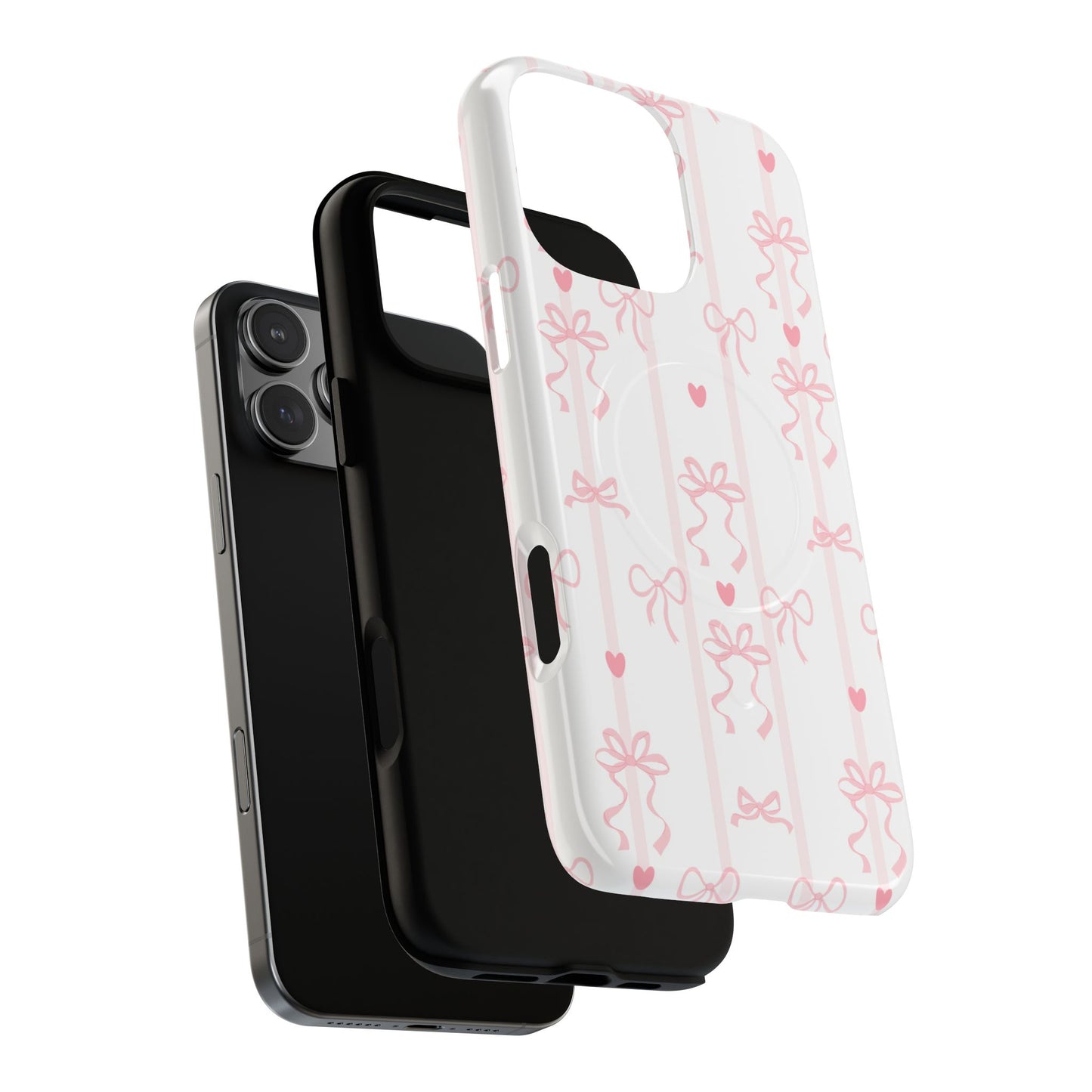 Pink Bow MagSafe iPhone Case
